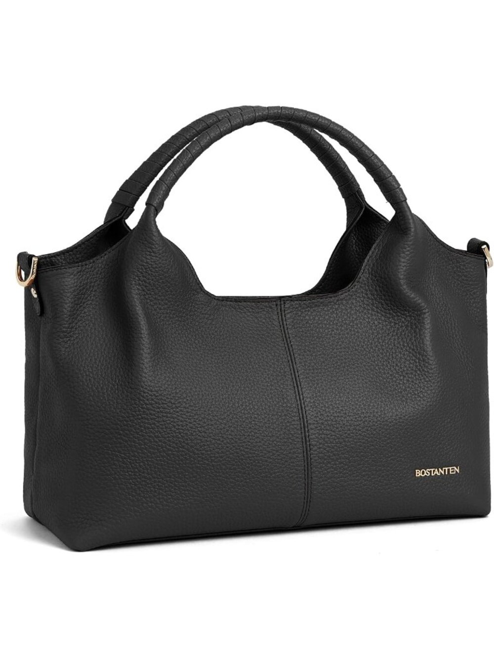Women's Black Genuine Leather Purses Designer Crossbody Bag Top Handle Satchel